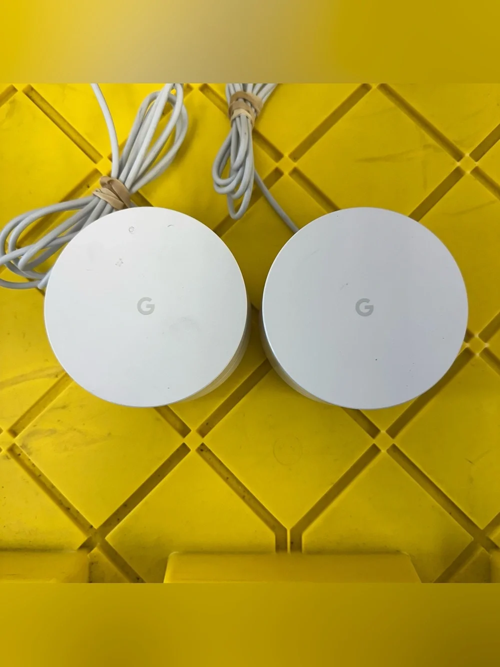 Google Wifi Point Router White GA00157-US AC-1304 2 Pack Wi-Go